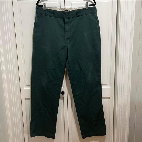 Dickies 874 original fit pants in dark green size 38X32 - Picture 5 of 7